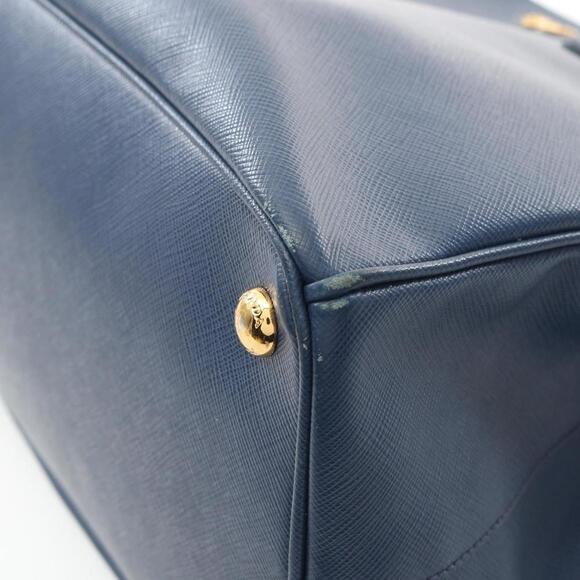 PRADA Blue Leather Saffiano Bag - Picture 6 of 10